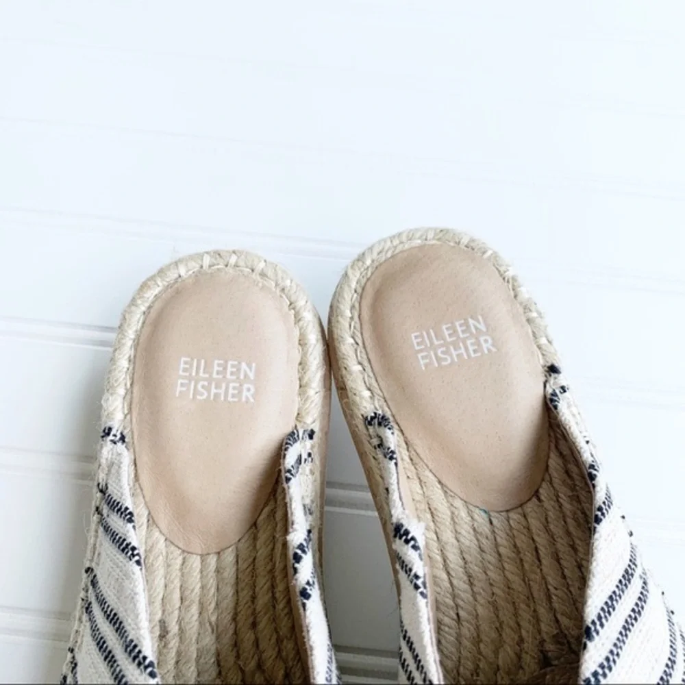 Eileen Fisher Milly Espadrille Slide Sandals
